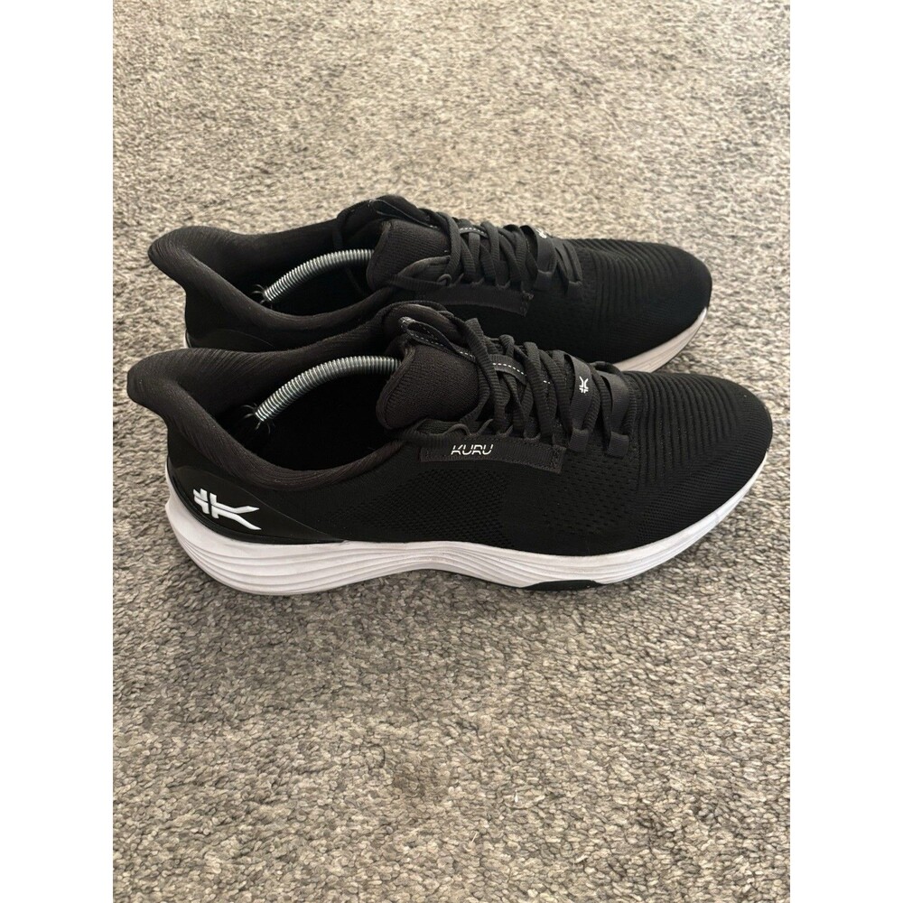 Kuru Mens Atom 2 Black Plantar Fasciitis Orthopedic Shoes Running Size 13